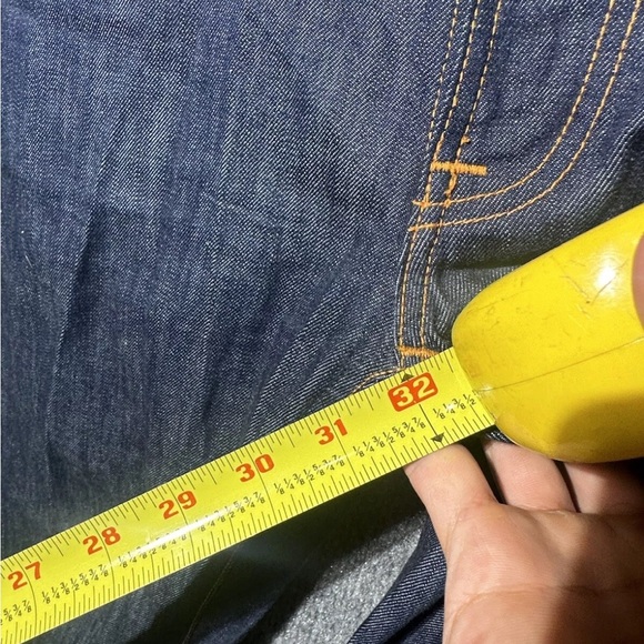 Men’s NUDIE JEANS Lean Dean jeans medium Wash Stretch Denim Size 30x32 like new - Picture 4 of 10